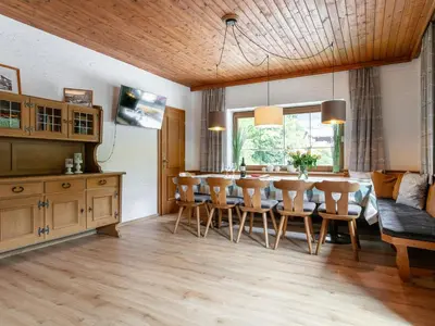 Ein Sitzbereich in der Unterkunft Appartements Zellner