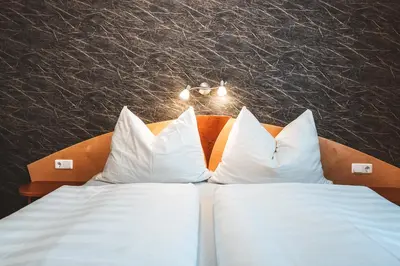 Ein Bett oder Betten in einem Zimmer der Unterkunft Ferienwohnung Seighäusl