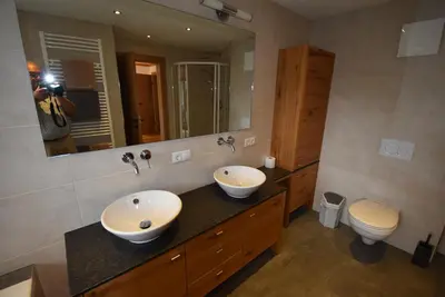 Ein Badezimmer in der Unterkunft Landhaus Stöcklbauer