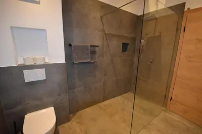 Ein Badezimmer in der Unterkunft Landhaus Stöcklbauer