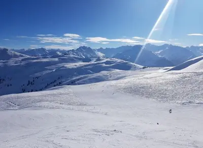Mountain Lodge im Winter