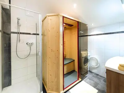 Ein Badezimmer in der Unterkunft Apartment in Kitzbühel Alps with Wellness Area