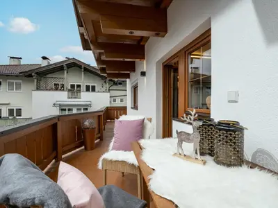 Ein Balkon oder eine Terrasse in der Unterkunft Chalet Alexandra