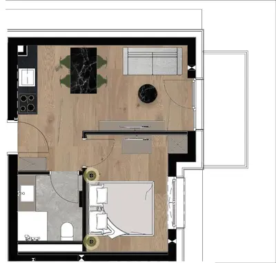 Grundriss der Unterkunft Gipfelglueck Comfort