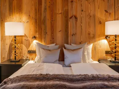 Ein Bett oder Betten in einem Zimmer der Unterkunft Villa Filzer