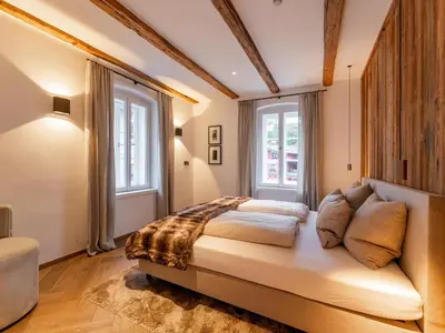 Ein Bett oder Betten in einem Zimmer der Unterkunft Villa Filzer