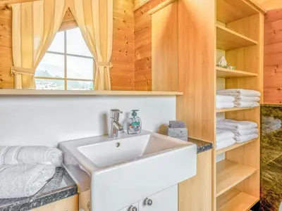 Ein Bett oder Betten in einem Zimmer der Unterkunft Idylle am Waldrand