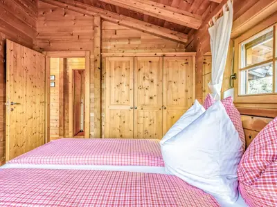 Ein Bett oder Betten in einem Zimmer der Unterkunft Idylle am Waldrand