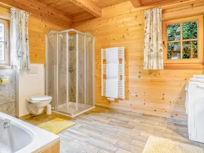 Ein Badezimmer in der Unterkunft Idylle am Waldrand