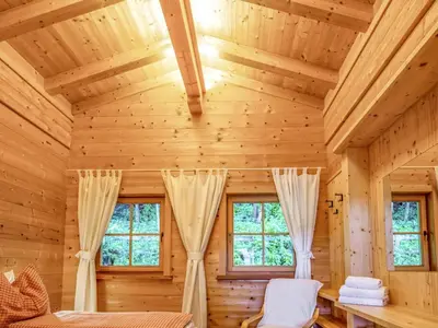 Ein Sitzbereich in der Unterkunft In Skiliftnähe