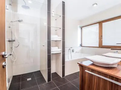 Ein Badezimmer in der Unterkunft Suite Spielberg
