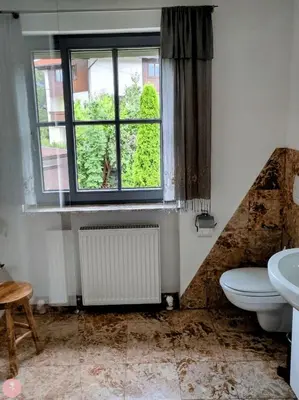 Ein Badezimmer in der Unterkunft Ferienwohnung Rosa