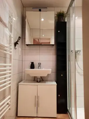 Ein Badezimmer in der Unterkunft Sonnenalp Ski Juwel