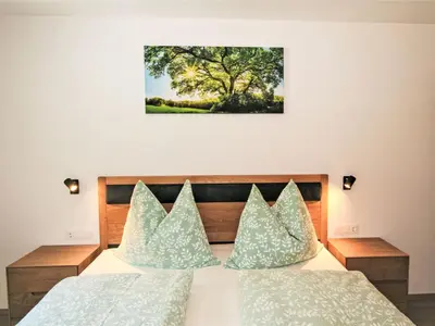 Ein Bett oder Betten in einem Zimmer der Unterkunft Apartment Rumer Blick by Interhome