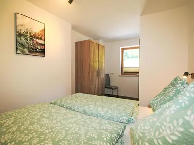 Ein Bett oder Betten in einem Zimmer der Unterkunft Apartment Rumer Blick by Interhome