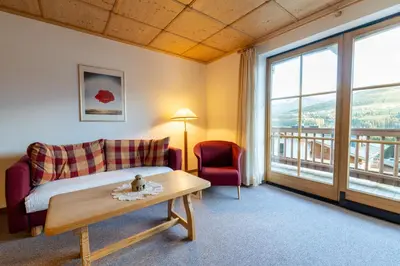 Ein Sitzbereich in der Unterkunft Appartement Gabler Top 5