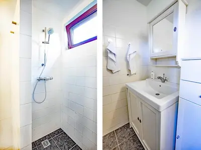 Ein Badezimmer in der Unterkunft Appartement Steigerbauer 1