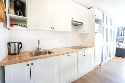 Küche/Küchenzeile in der Unterkunft Appartement Steigerbauer 1
