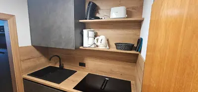 Küche/Küchenzeile in der Unterkunft Appartement Wiesberger Top 33