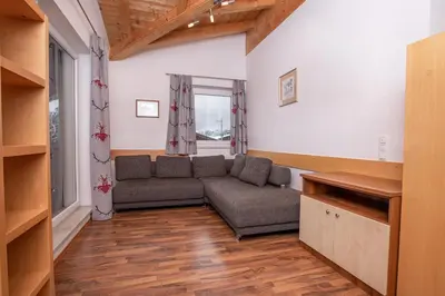 Ein Sitzbereich in der Unterkunft Chalet Central Top CC 5