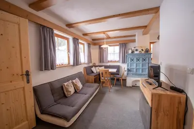 Ein Sitzbereich in der Unterkunft Appartement Fürler UG