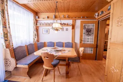 Ein Sitzbereich in der Unterkunft Appartement Am Anger Top 46