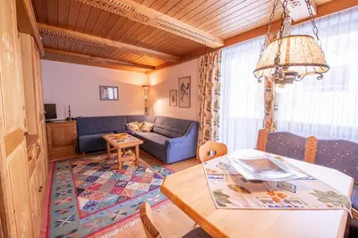 Ein Sitzbereich in der Unterkunft Appartement Am Anger Top 46