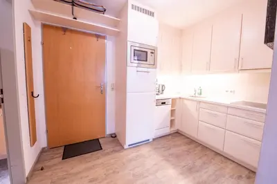 Küche/Küchenzeile in der Unterkunft Appartement Am Anger Top 33