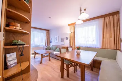 Ein Sitzbereich in der Unterkunft Appartement Am Anger Top 33