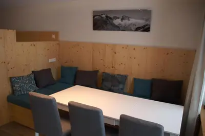 Ein Sitzbereich in der Unterkunft Kreidl Top 7