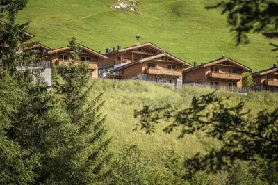 Naturlandschaft in der Nähe des Chalets