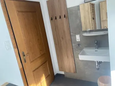 Ein Badezimmer in der Unterkunft Pension Haus Georg