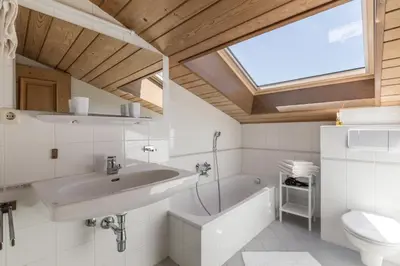 Ein Badezimmer in der Unterkunft Ferienwohnung Neuhaus