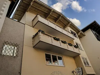Ein Balkon oder eine Terrasse in der Unterkunft Hoffie und Prost