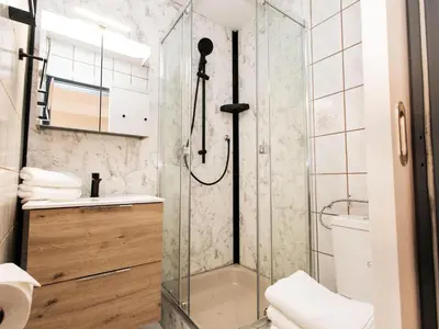 Ein Badezimmer in der Unterkunft Hoffie und Prost