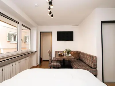 Ein Bett oder Betten in einem Zimmer der Unterkunft Prost