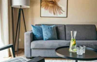 Ein Sitzbereich in der Unterkunft Apartment Mit 2 Schlafzimmern