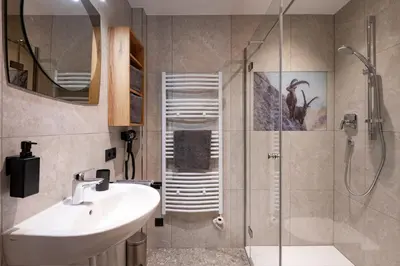 Ein Badezimmer in der Unterkunft Apartment Katharina Schneeberger