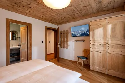 Ein Bett oder Betten in einem Zimmer der Unterkunft Apartment Katharina Schneeberger