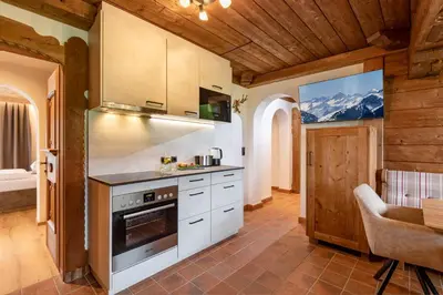 Küche/Küchenzeile in der Unterkunft Apartment Katharina Schneeberger