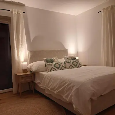 Ein Bett oder Betten in einem Zimmer der Unterkunft Jägerchalet