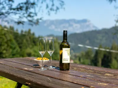 Naturlandschaft in der Nähe des Chalets