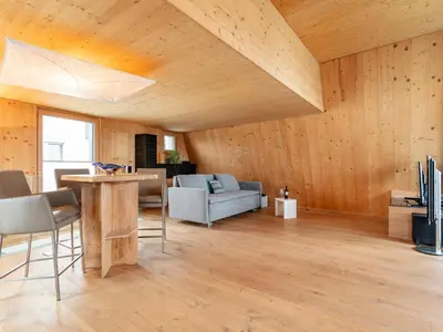 Ein Sitzbereich in der Unterkunft Panorama Loft