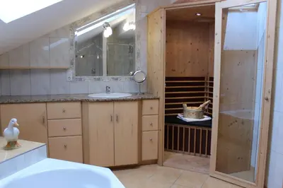 Ein Badezimmer in der Unterkunft Apartment Graber