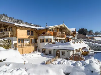 TraumChalet mit Sauna in Kirchberg im Skigebiet Kitzbühel im Winter