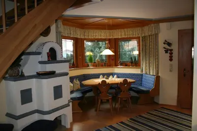 Ein Sitzbereich in der Unterkunft Apartment Gredler Maria
