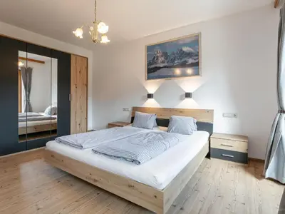 Ein Bett oder Betten in einem Zimmer der Unterkunft Seppen Top 2 und 3