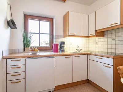 Küche/Küchenzeile in der Unterkunft Seppen Top 2 und 3