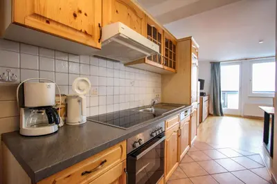 Küche/Küchenzeile in der Unterkunft Ferienwohnung Königsleiten 121b - Top 4