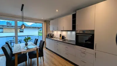 Küche/Küchenzeile in der Unterkunft Penzhaus - Premium Private Suites